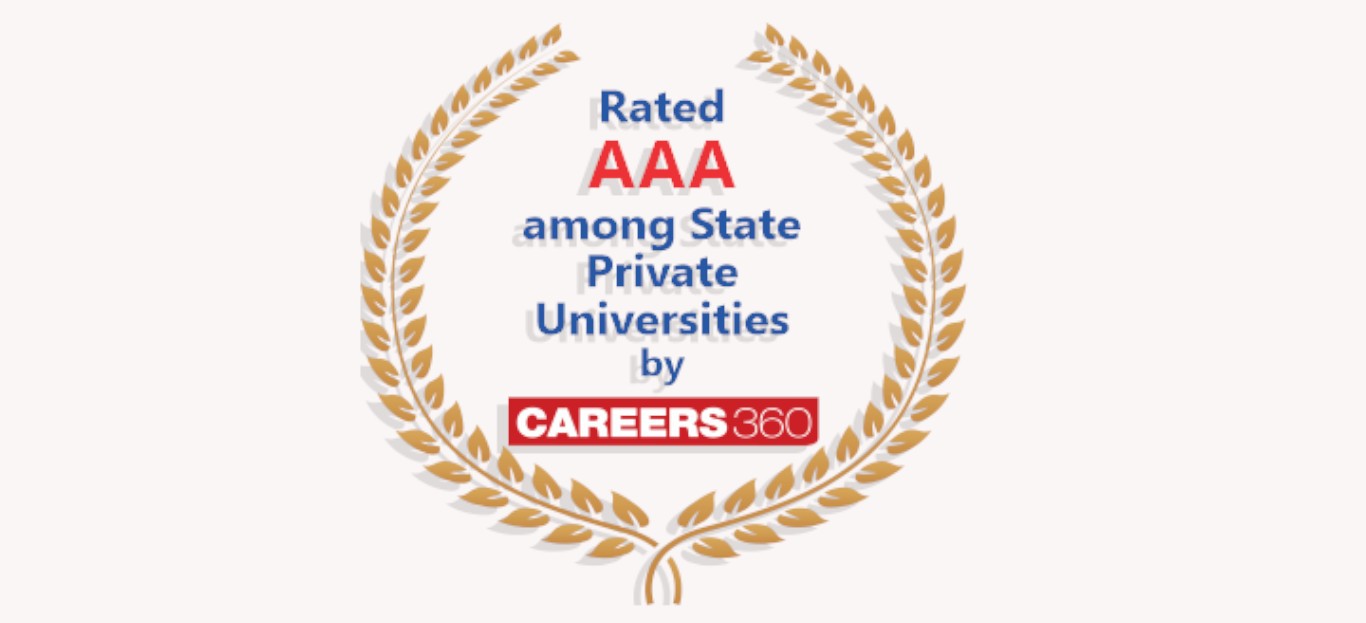 Rated AAA among State Private Universities by CAREERS 360