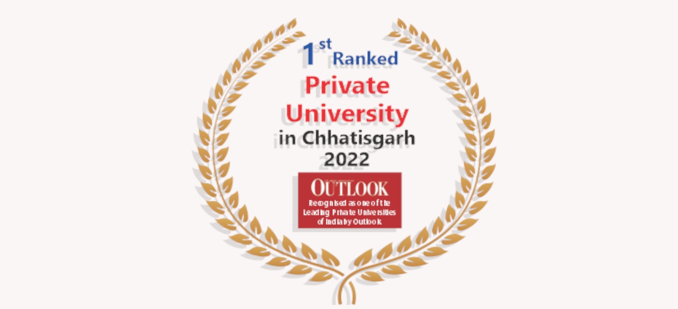 1st Ranked Private University in Chhatisgarh 2022