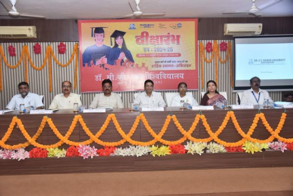 At the Deeksharambh ceremony at CV Raman University