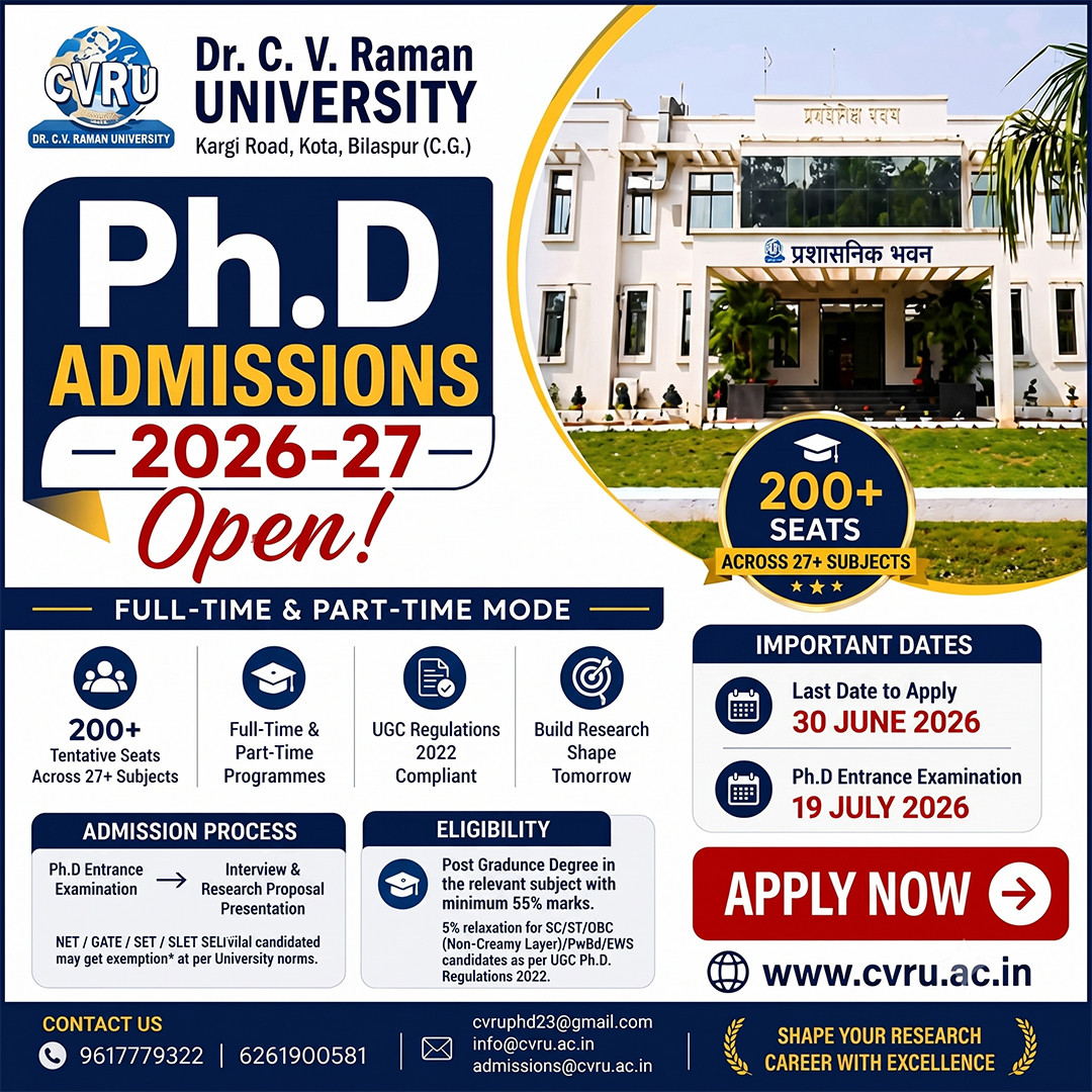 Ph.D. Admissions 2026-2027